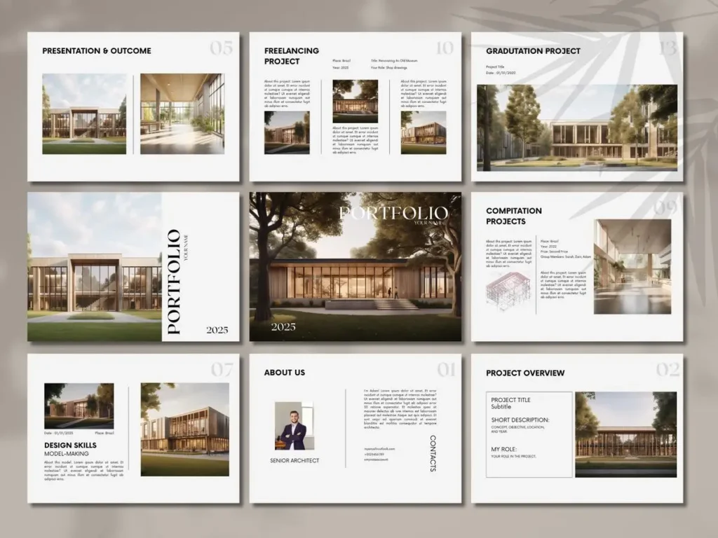 Contoh Portofolio Arsitek