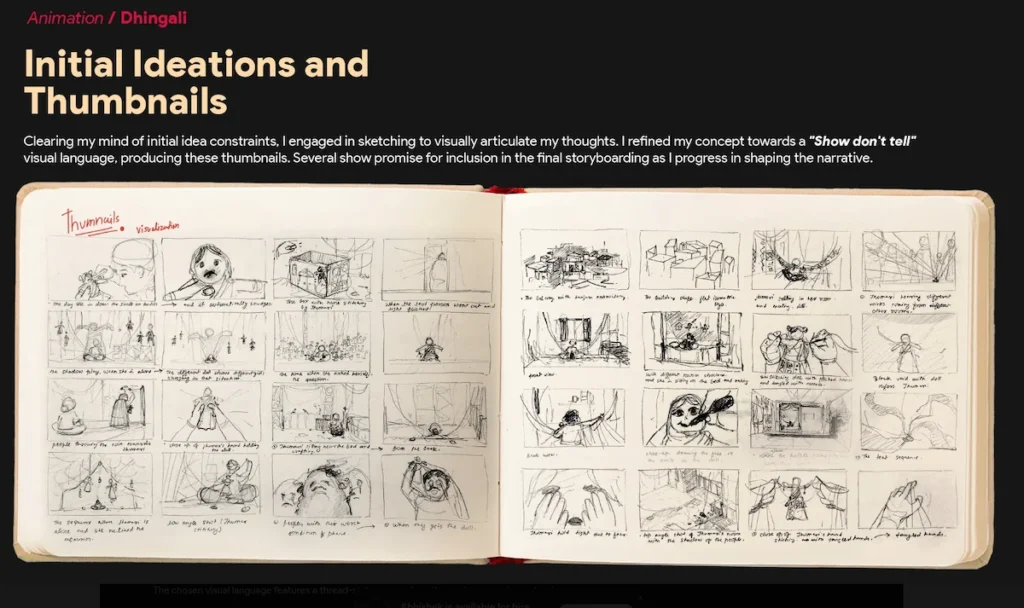 Contoh Portofolio Animator