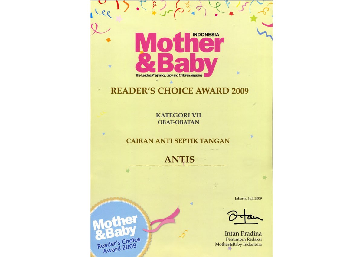 Mother & Baby Indonesia Reader's Choice Award 2009