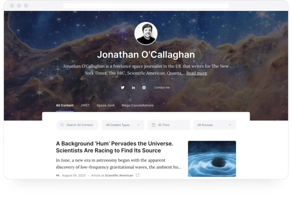 Contoh Portofolio Jurnalis