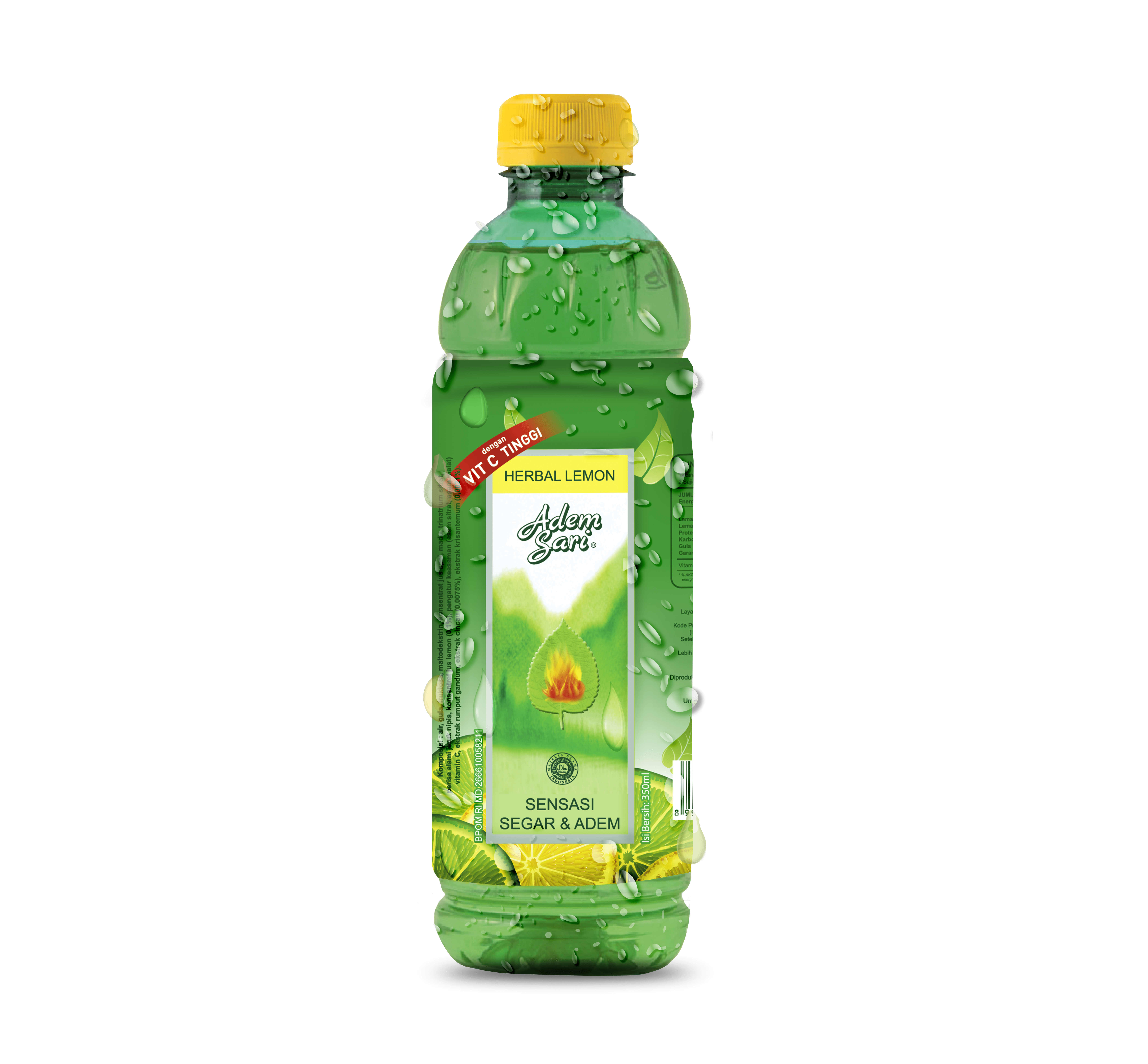 Adem Sari Ching Ku Herbal Lemon Bottle