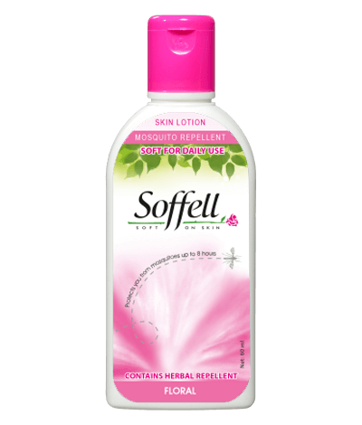 Soffell Lotion Bottle India Floral