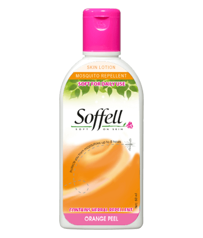 Soffell Lotion Bottle India Orange