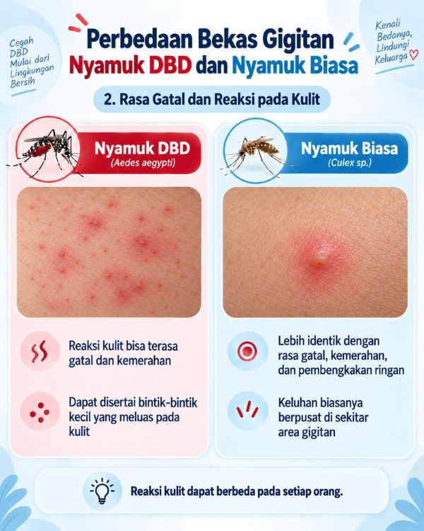 Perbedaan Bekas Gigitan Nyamuk DBD dan Nyamuk Biasa 2