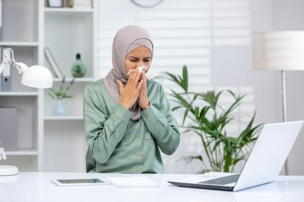 carabiar tidak tertular flu