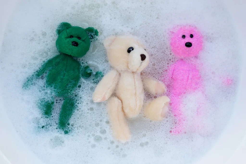 cara mencuci boneka di mesin cuci