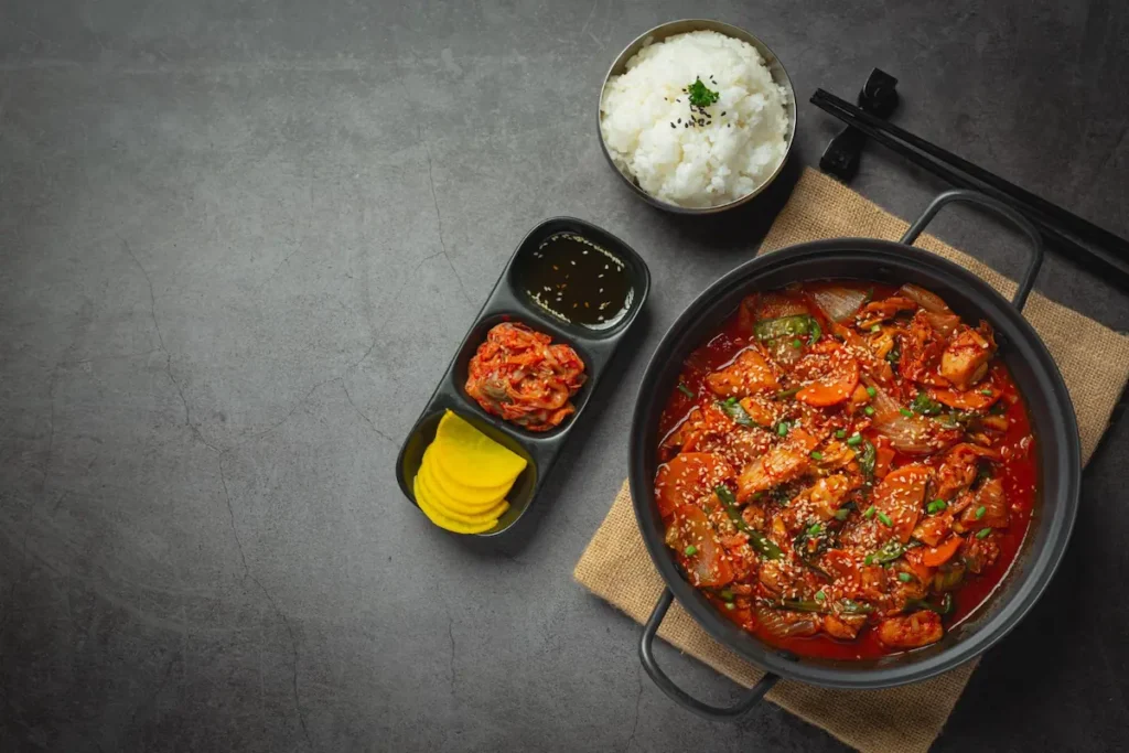 makanan pedas korea