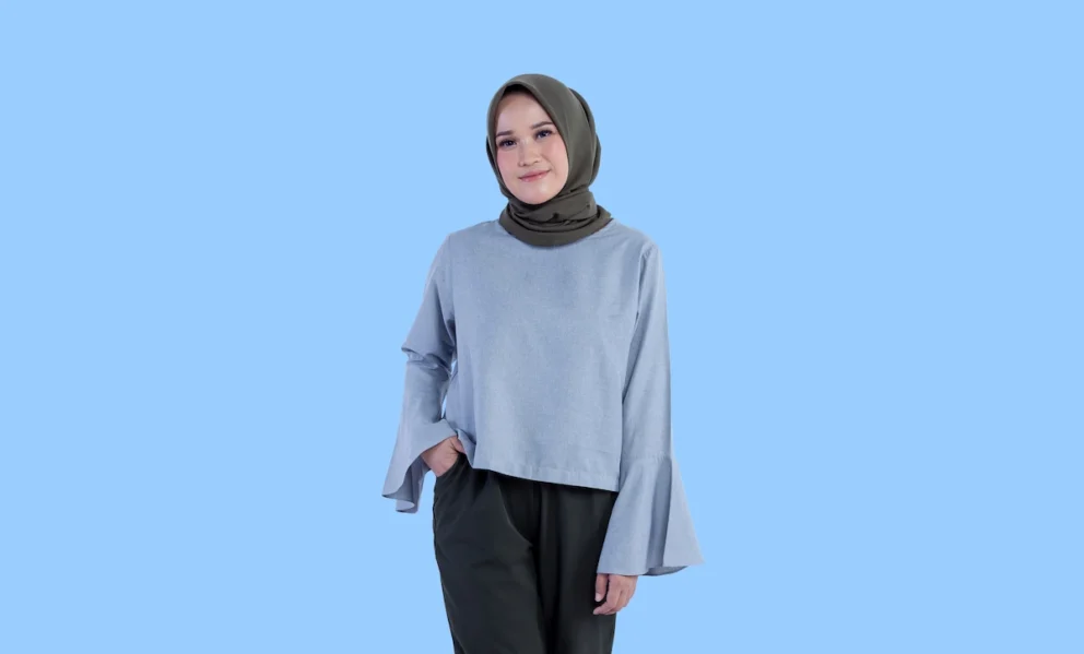 outfit bukber hijab simple