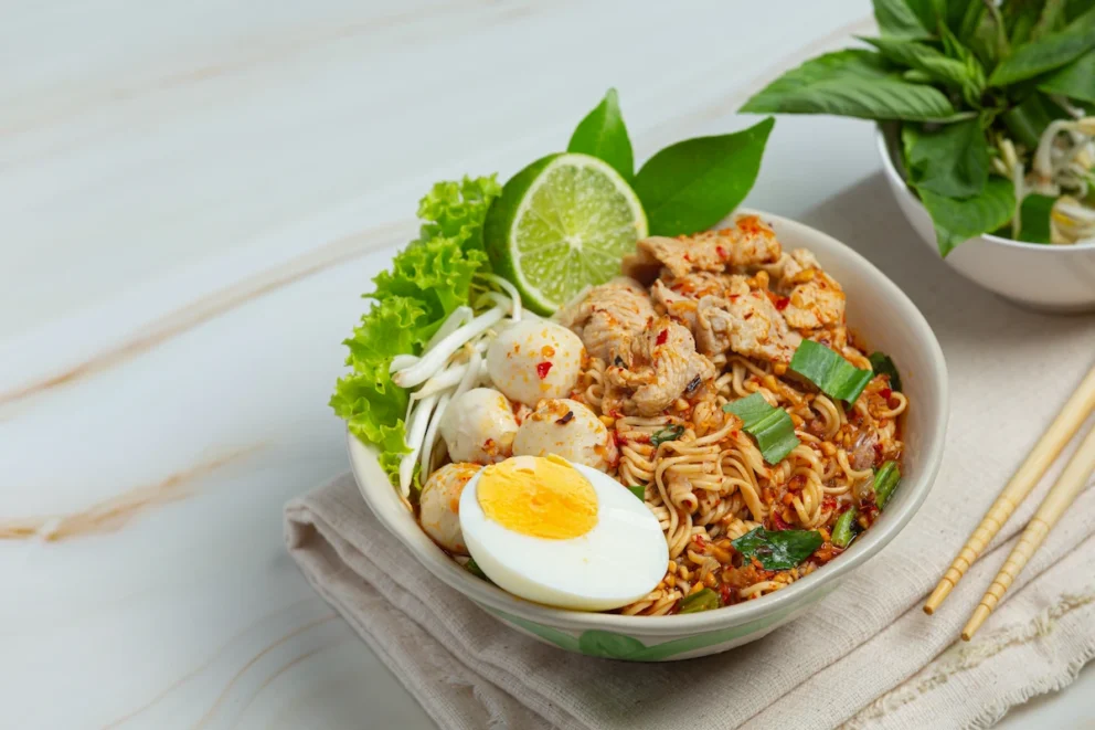 resep mie nyemek pedas