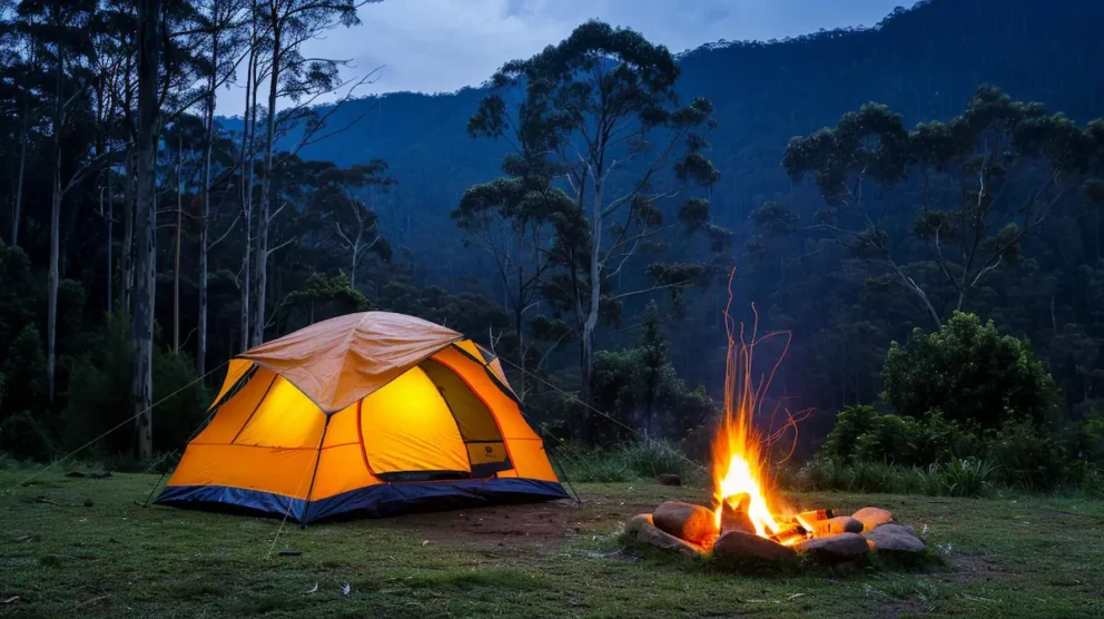 tempat camping di pangalengan