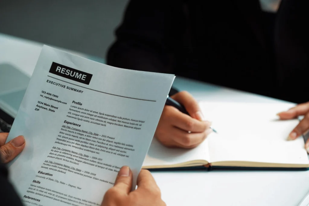 template surat lamaran kerja